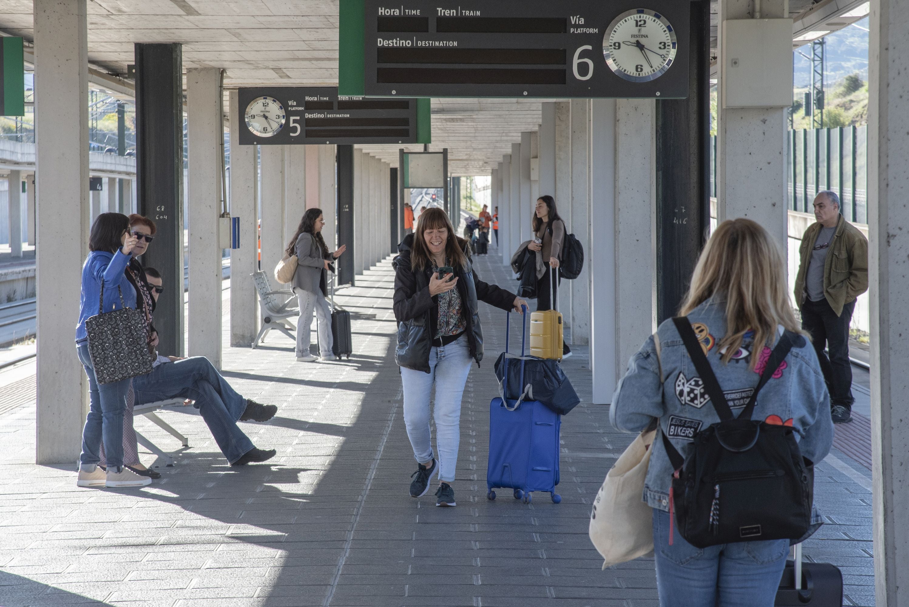 El primer trayecto de Ouigo en Segovia, en imágenes