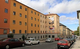 Casas ya rehabilitadas en el barrio de San José.