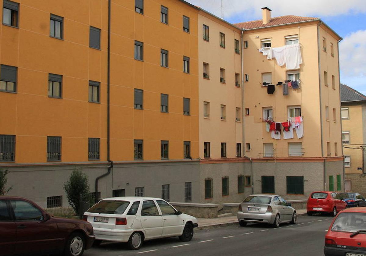 Casas ya rehabilitadas en el barrio de San José.