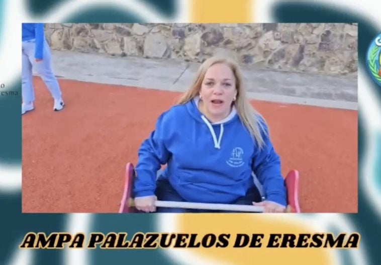 Captura del vídeo enviado por Palazuelos de Eresma para participar en el Grand Prix.