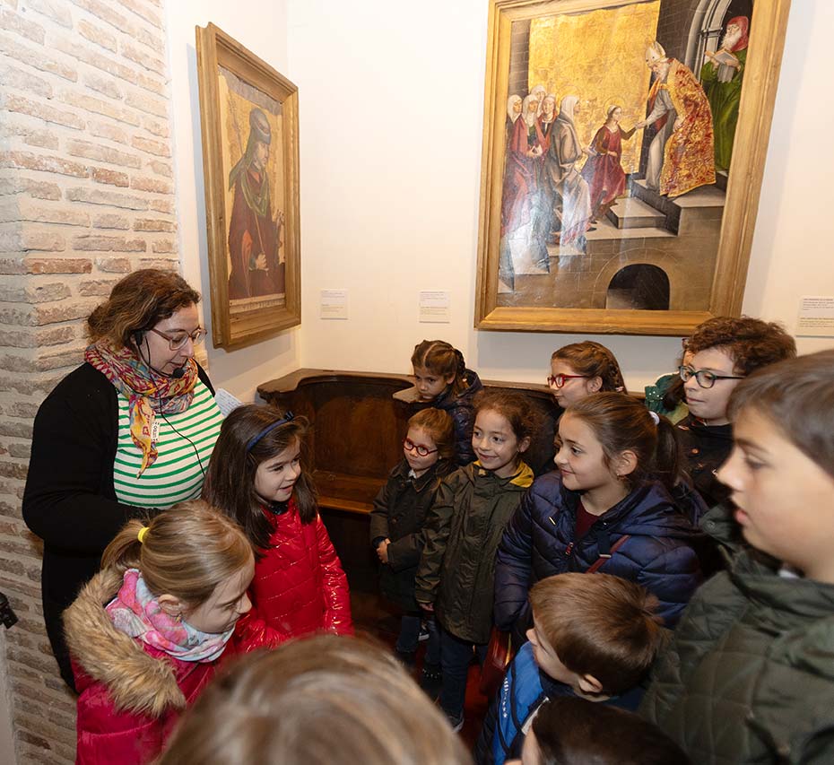 Visita infantil al arte sacro del Museo Diocesano