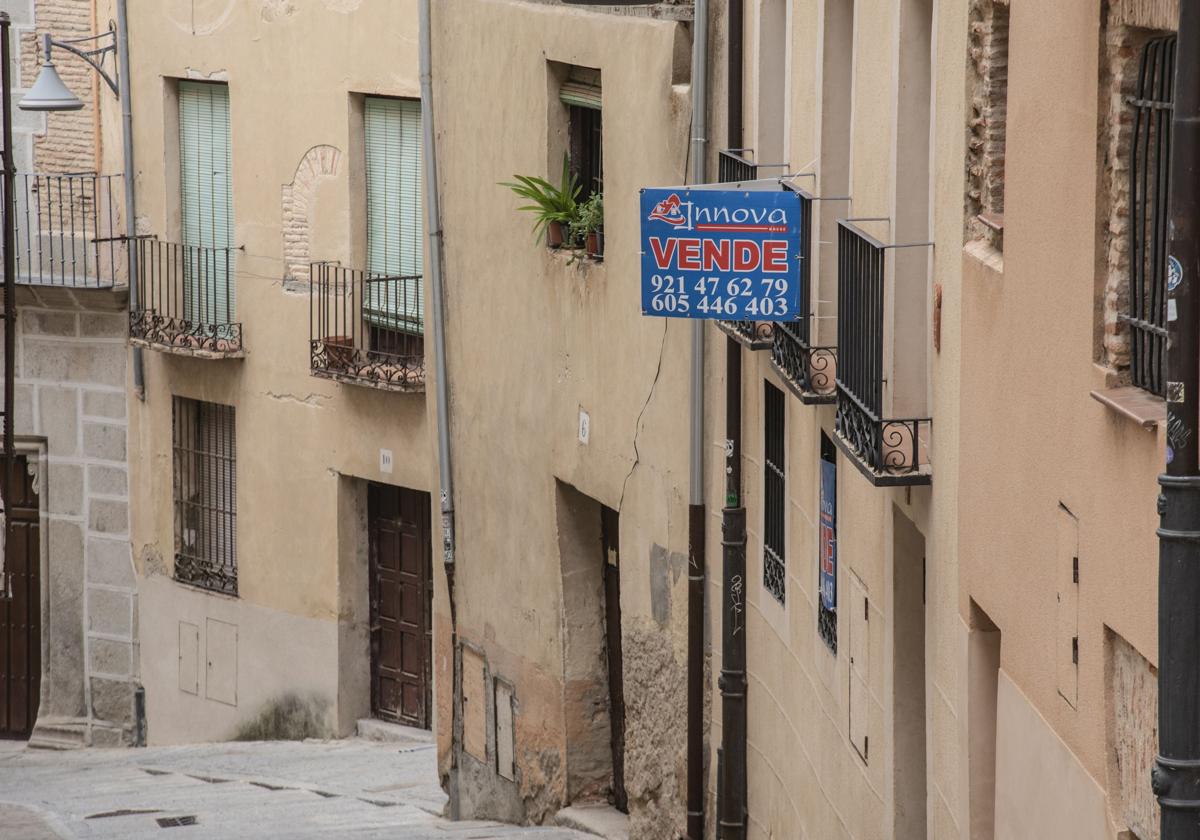 Imagen de archivo de una vivienda en venta en Segovia capital.