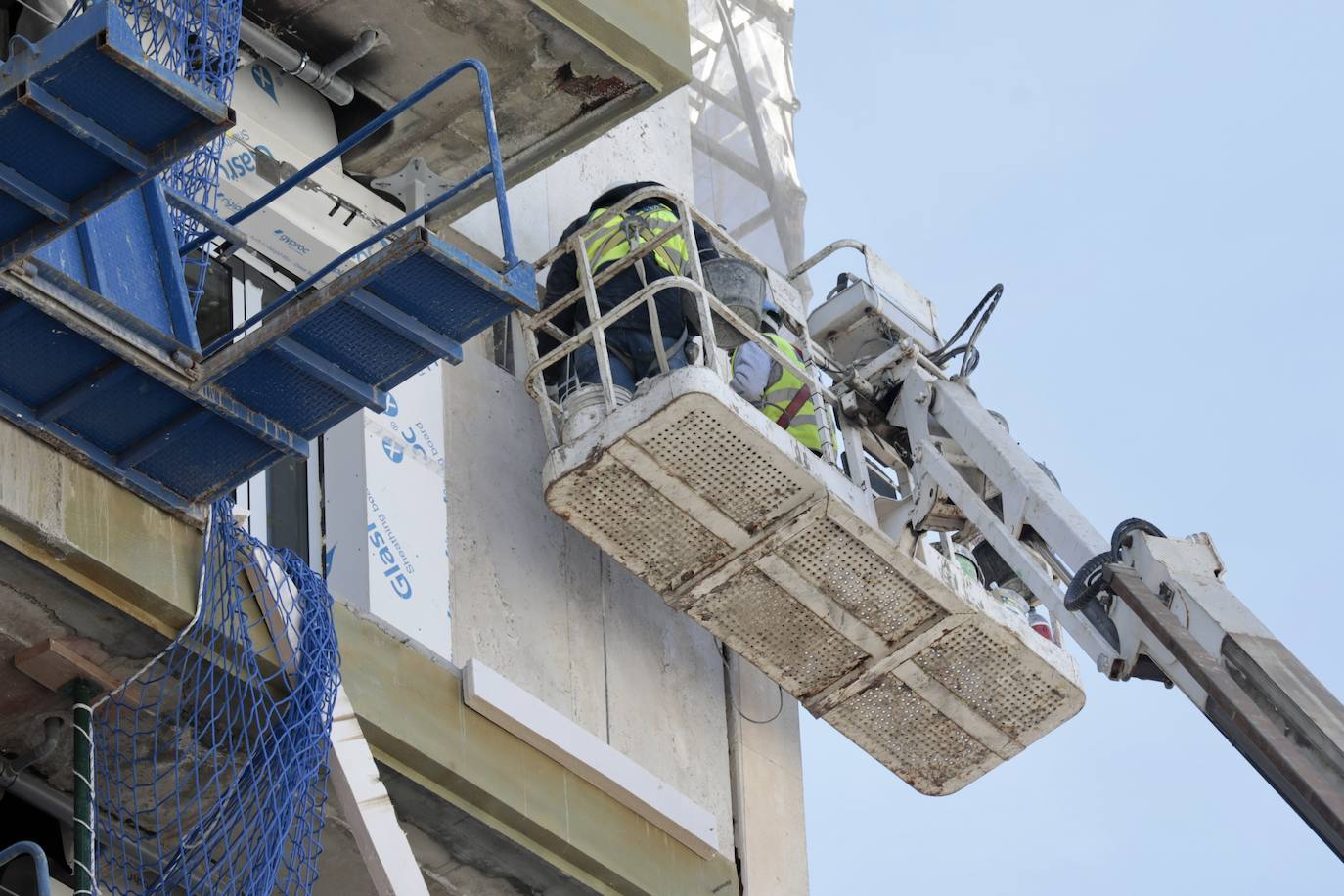 Obras en el antiguo edificio de El Corte Inglés de Valladolid