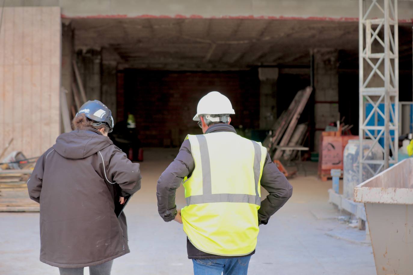 Obras en el antiguo edificio de El Corte Inglés de Valladolid