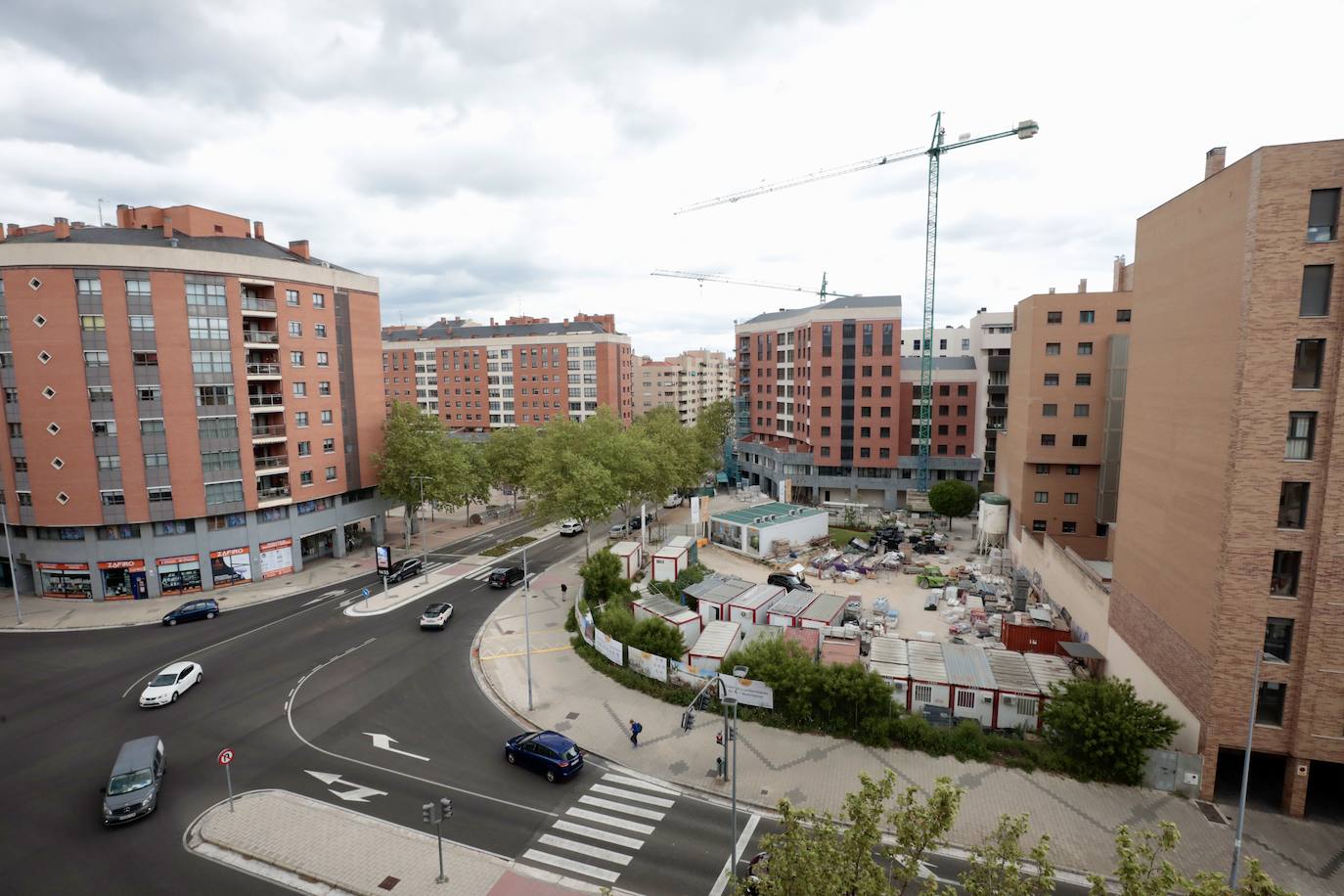 El solar de la plaza de Paquesol en Valladolid