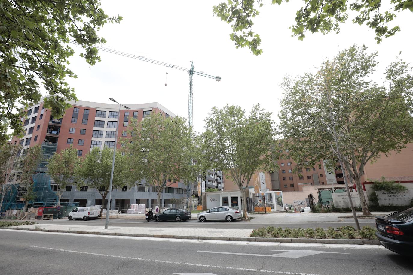 El solar de la plaza de Paquesol en Valladolid