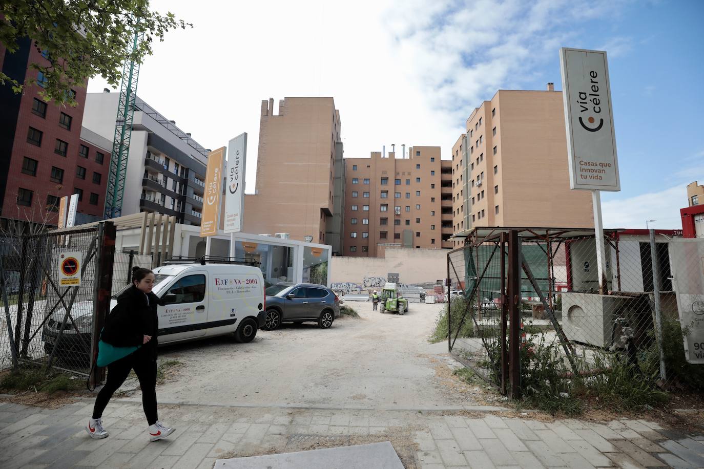 El solar de la plaza de Paquesol en Valladolid