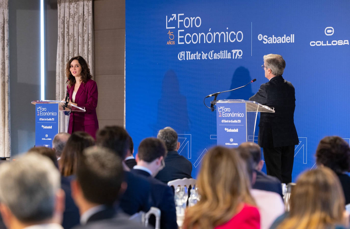 Isabel Díaz Ayuso, en el Foro Económico de El Norte de Castilla