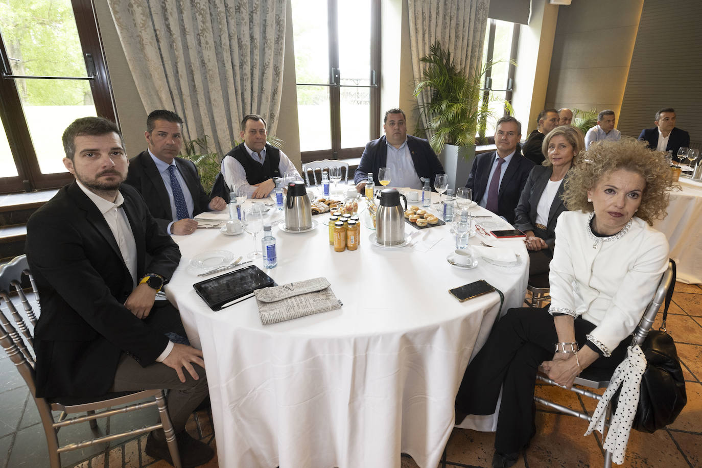 Ricardo Álvarez (Mercadona), José Miguel Hernández-Rico (abogado), Víctor Galindo (Harinera Castellana), Raúl Gómez (alcalde de Boecillo), Luis Ortiz (Fundación Schola), Isabel García (médico) y Yolanda Álvarez (Grupo Hermi).