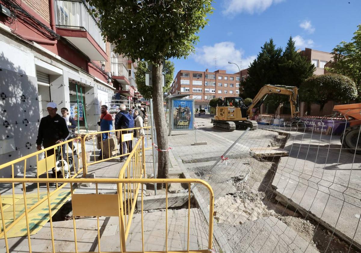 Obras de la calle Embajadores