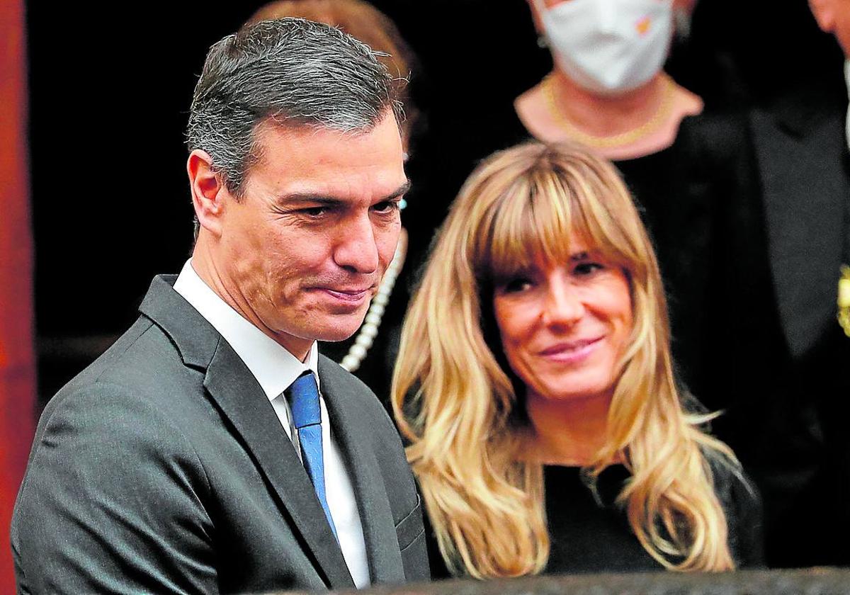 Pedro Sánchez y Begoña Gómez.