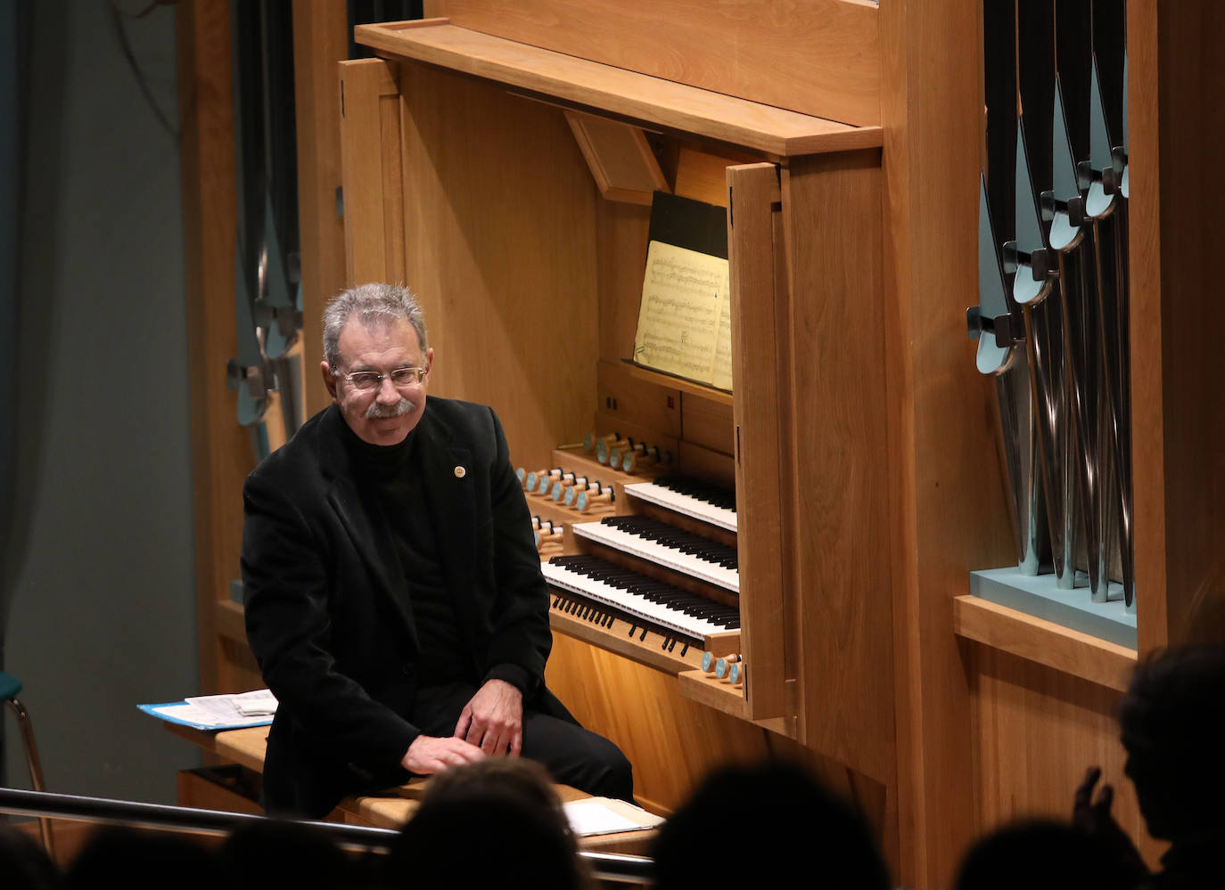 Así fue el concierto del organista del Papa en Palencia