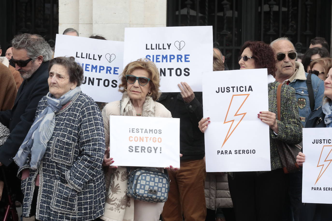 El homenaje a Sergio Delgado en la Plaza Mayor, en imágenes