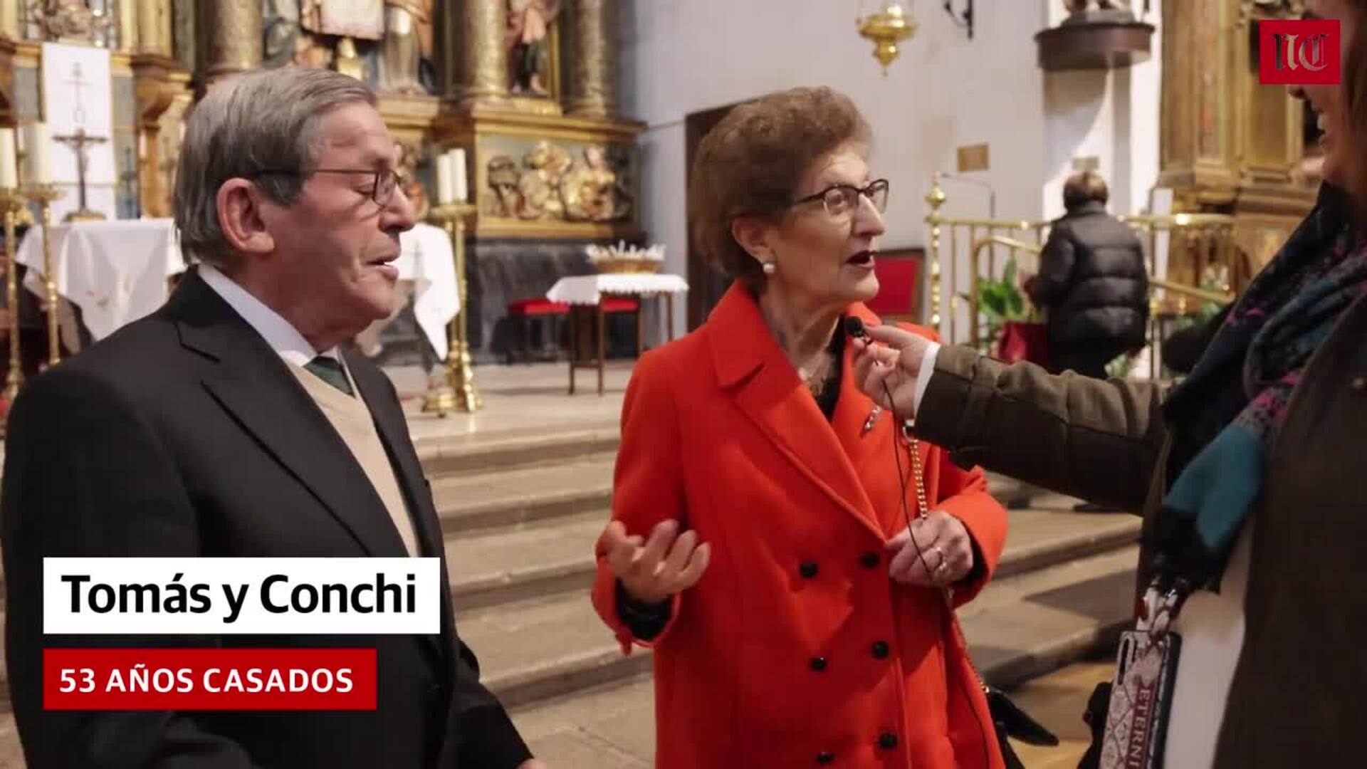 Veintidós parejas de Valladolid celebran sus bodas de oro y plata