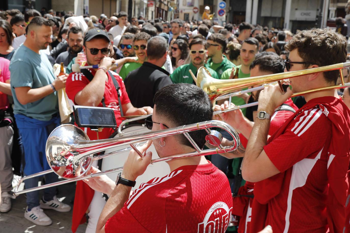 La segunda jornada de charangas de Peñafiel, en imágenes