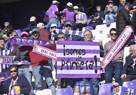 Partido en el estadio José Zorrilla entre el Real Valladolid y el Huesca