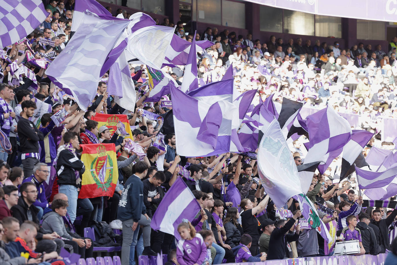 Las imágenes del Real Valladolid - SD Huesca