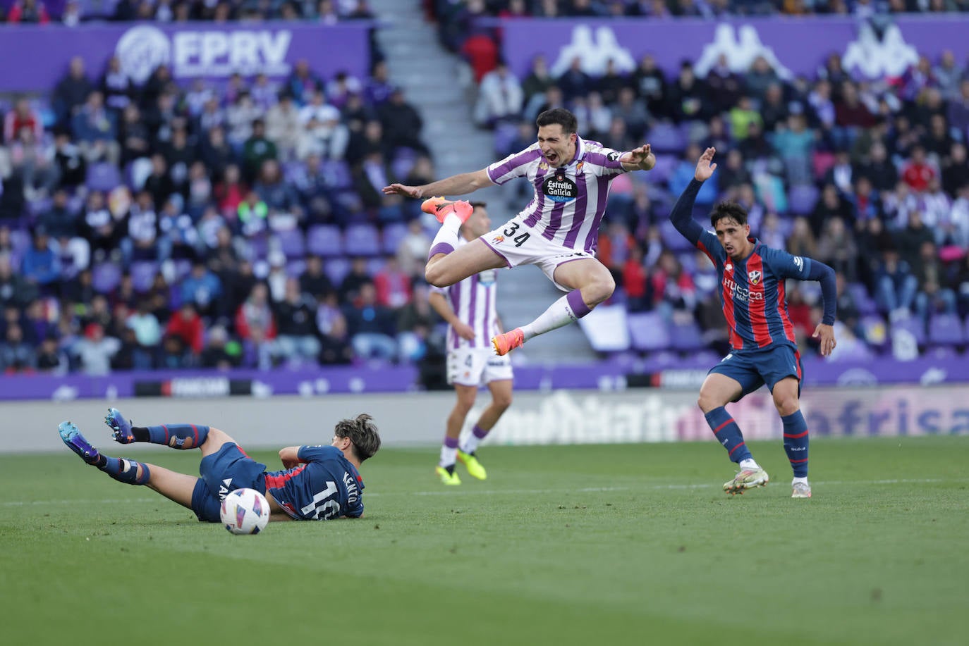 Las imágenes del Real Valladolid - SD Huesca