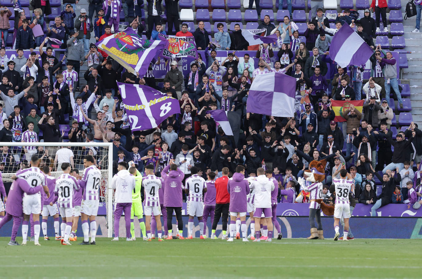 Las imágenes del Real Valladolid - SD Huesca