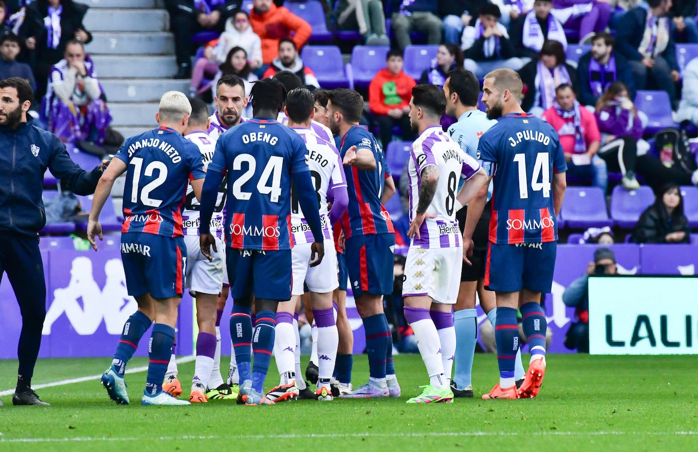 Las imágenes del Real Valladolid - SD Huesca