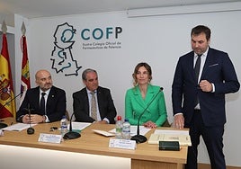 Nájera jura su cargo como vicepresidente en la nueva directiva, junto a Ana Deza, Jesús Aguilar y Javier Herradón.