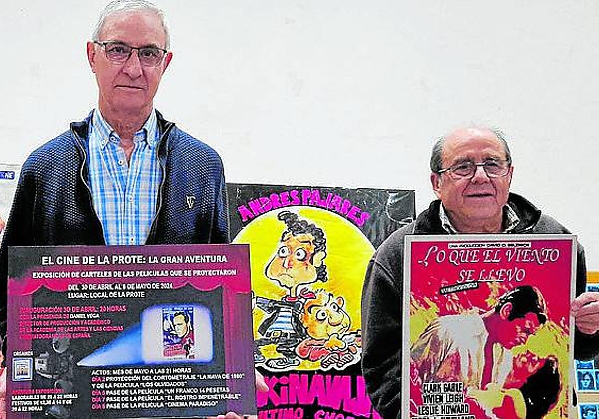 Presentación de la exposición de carteles de películas en La Prote.