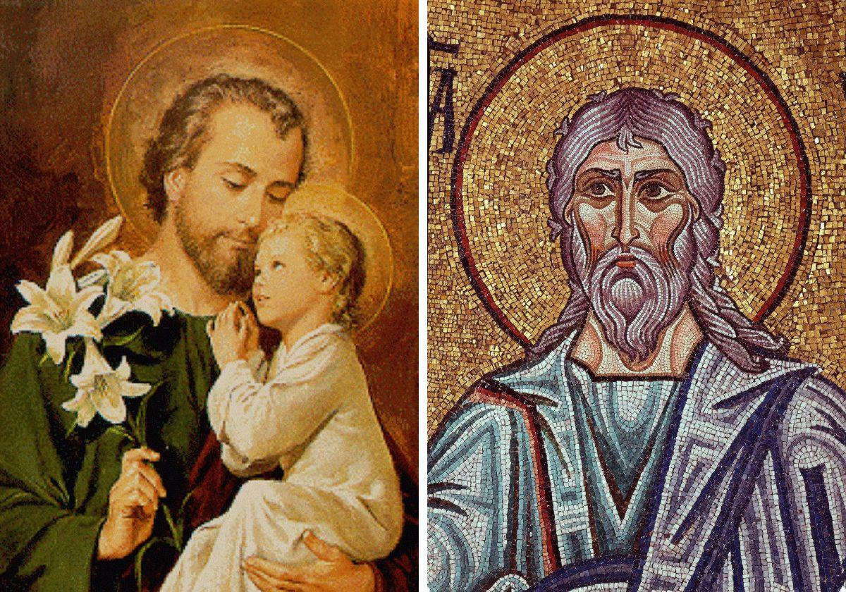 San Jeremías profeta y San José Obrero.