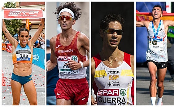 Lidia Campo, Jorge Blanco, Javier Guerra y Chaki.