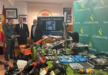 La Guardia Civil esclarece trece robos en Segovia