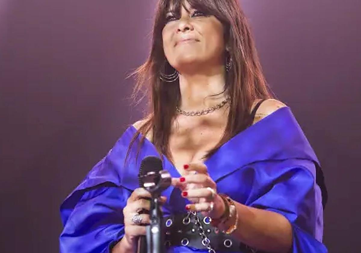 Vanesa Martín, en uno de sus conciertos.
