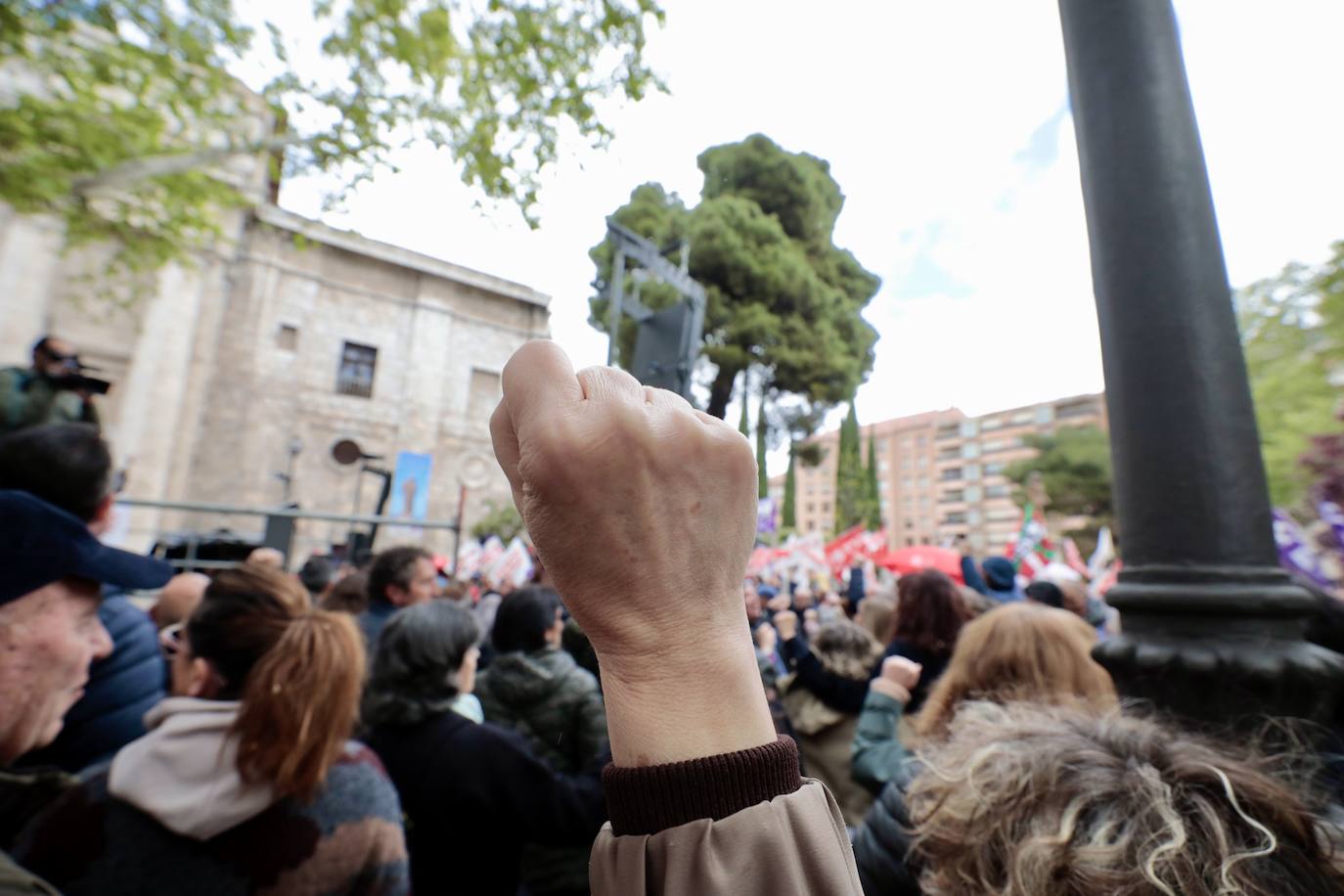 La celebración del Primero de Mayo en Valladolid, en imágenes