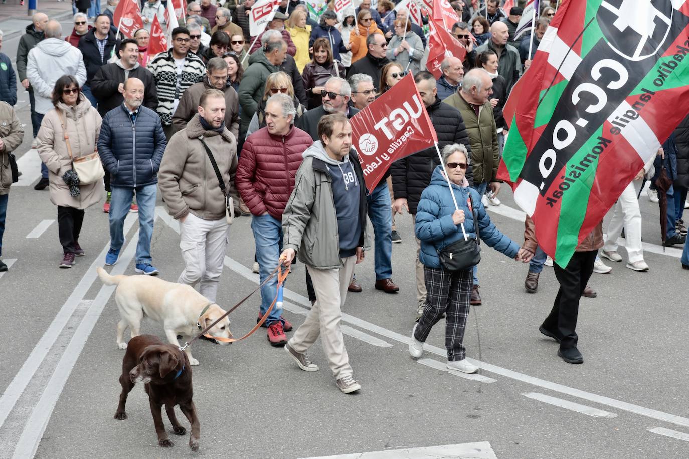 La celebración del Primero de Mayo en Valladolid, en imágenes