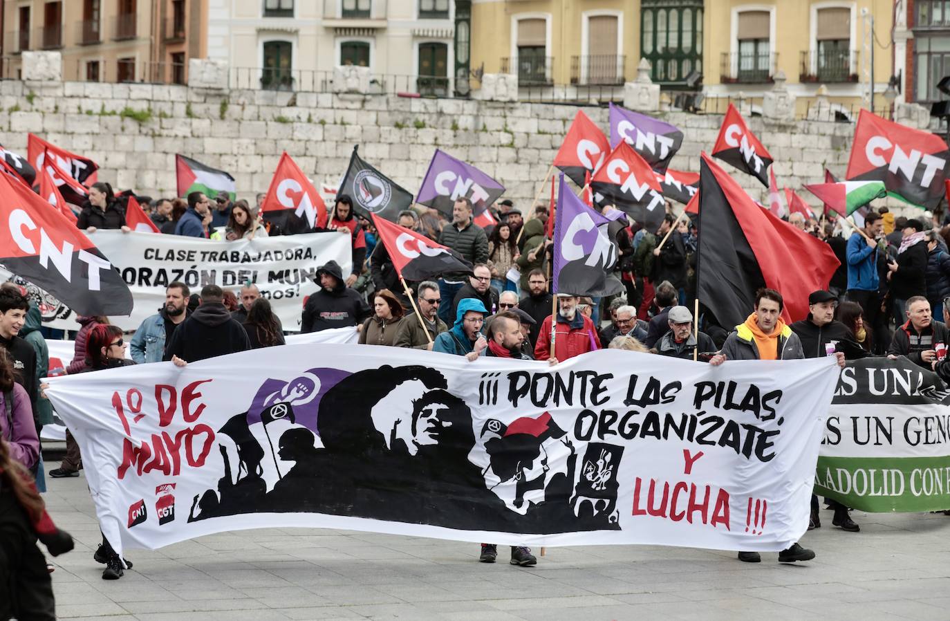 La celebración del Primero de Mayo en Valladolid, en imágenes