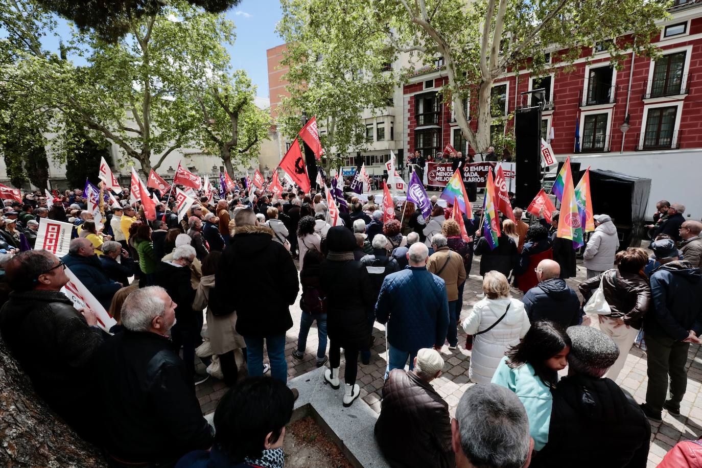 La celebración del Primero de Mayo en Valladolid, en imágenes