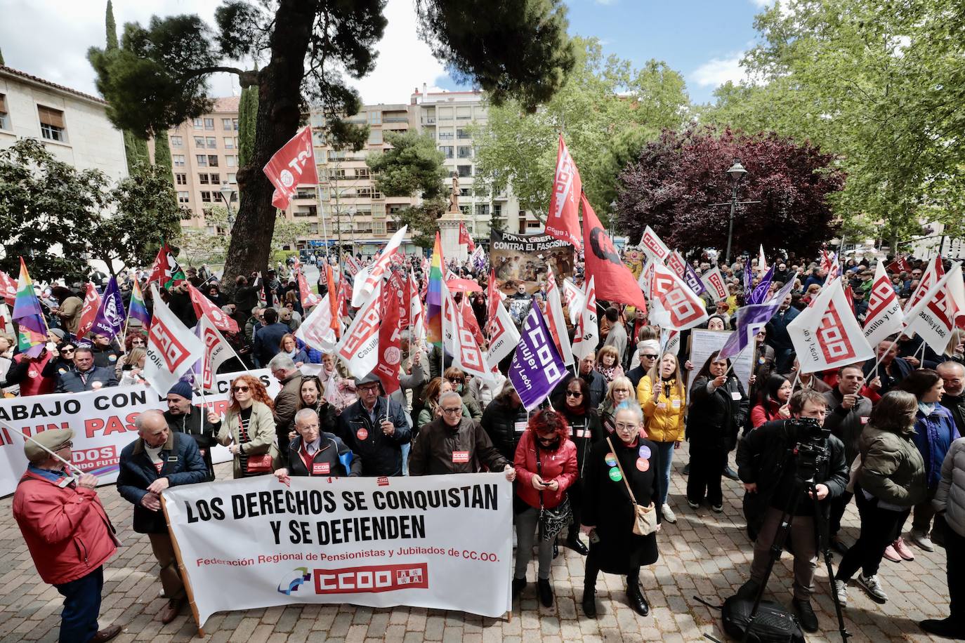 La celebración del Primero de Mayo en Valladolid, en imágenes