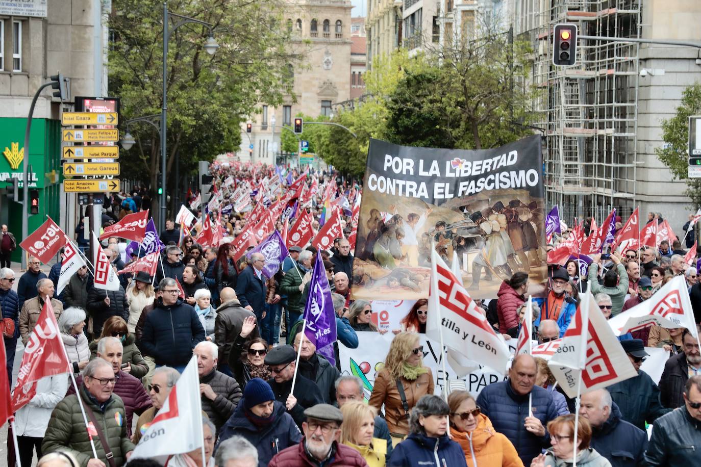 La celebración del Primero de Mayo en Valladolid, en imágenes