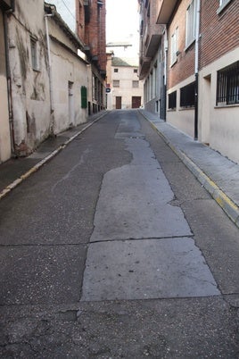 Calle José Espronceda de Cuéllar.