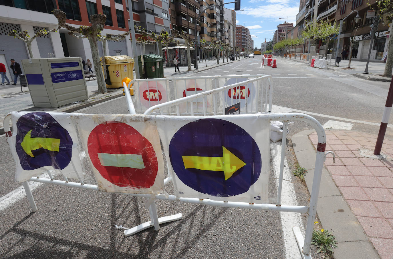 Así avanzan las obras de la red de calor en Palencia