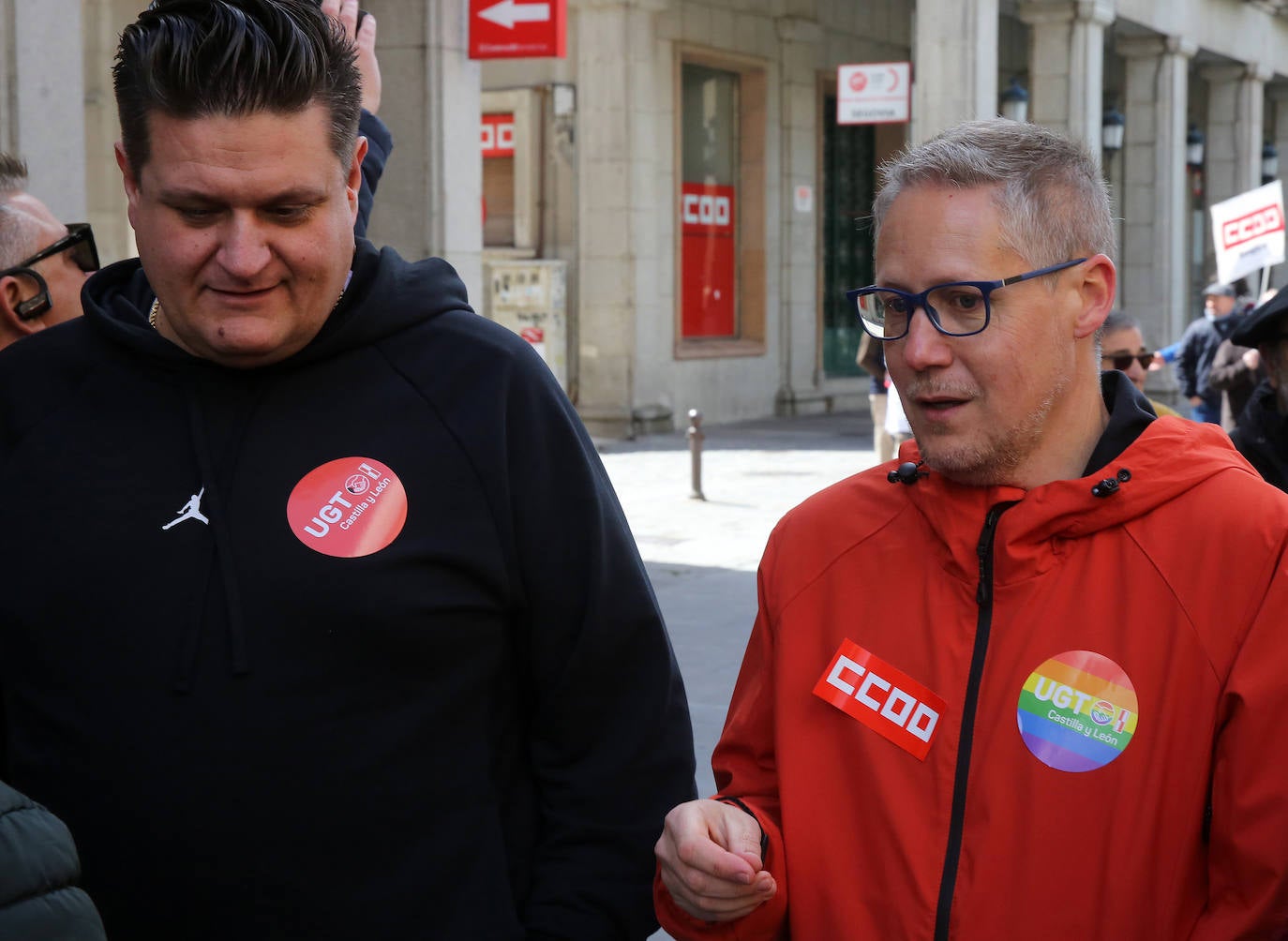 Fotografías de la manifestación del 1 de mayo en Segovia