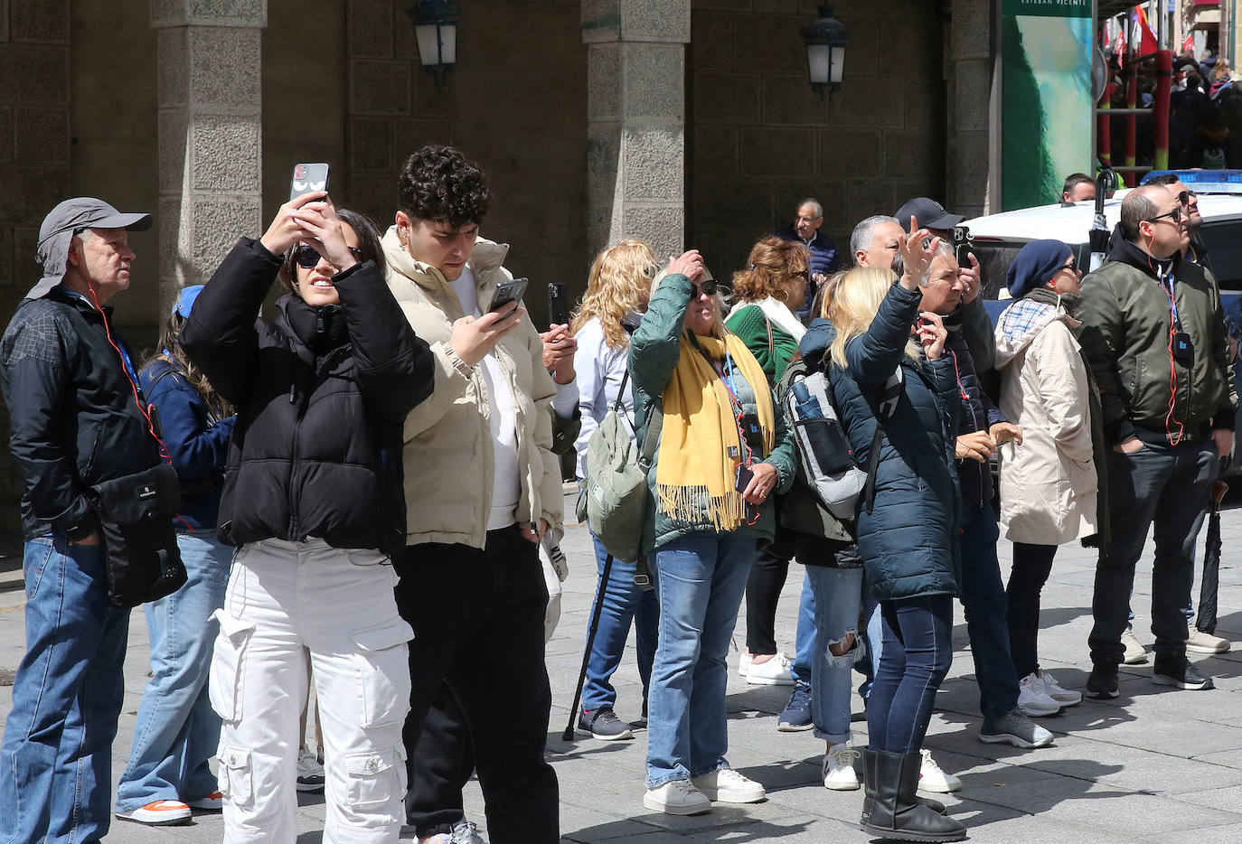 El mal tiempo frena la llegada de turistas a Segovia