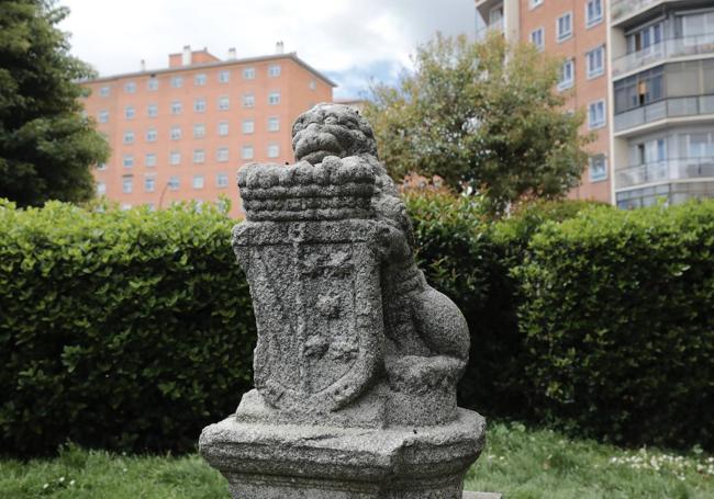 León con el escudo del Duque de Lerma.