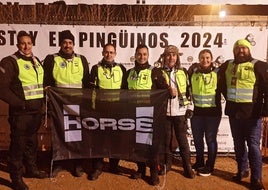 Integrantes de Faseros Moteros, en la útima edición de Pingüinos.