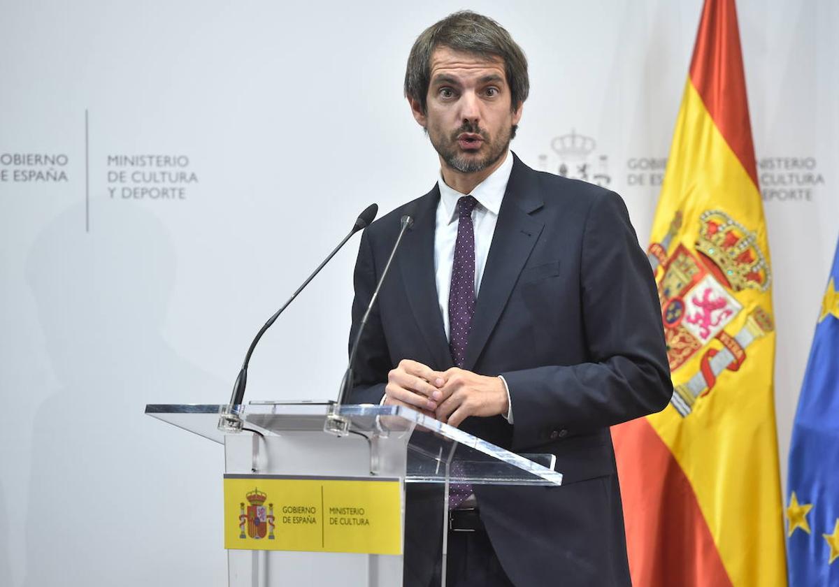 El ministro de Cultura Ernest Urtasun.