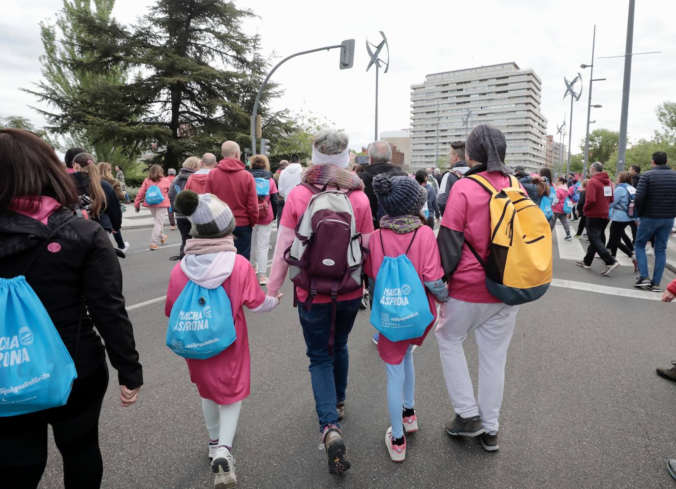 Las imágenes de la Marcha Asprona 2024 en Valladolid