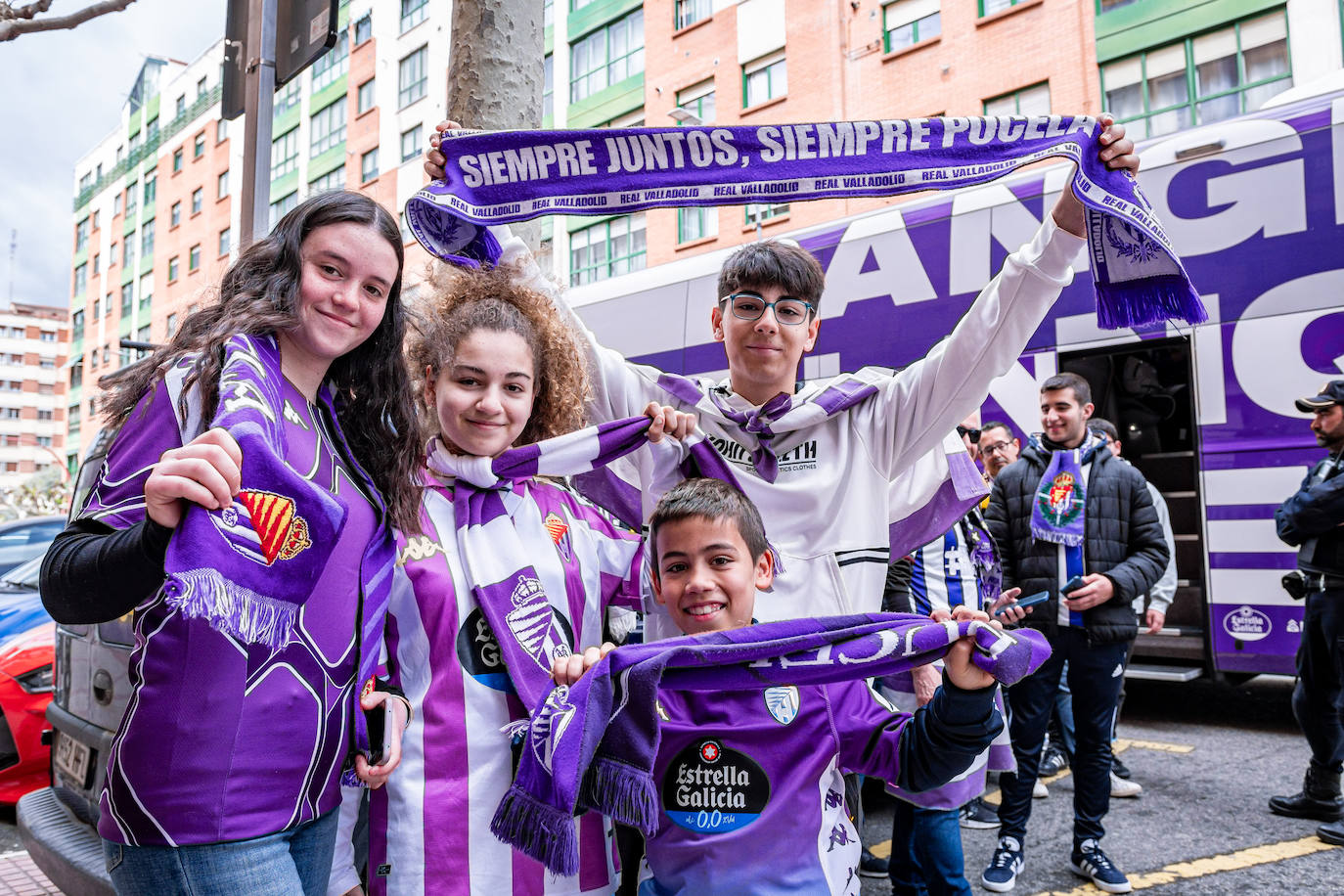 Imágenes del partido del Real Valladolid contra el Mirandés