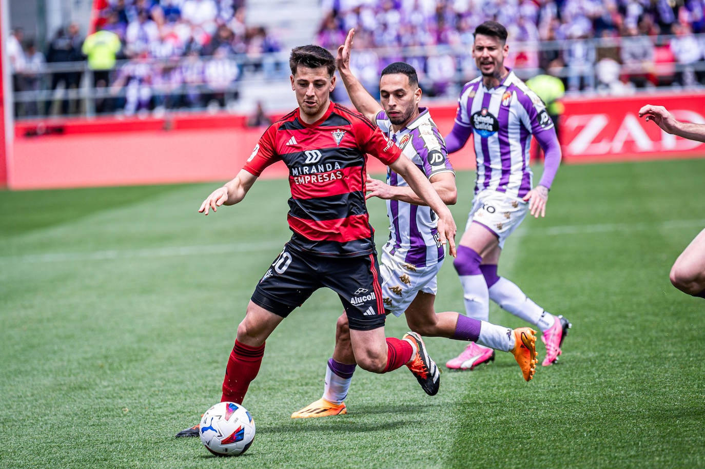 Imágenes del partido del Real Valladolid contra el Mirandés