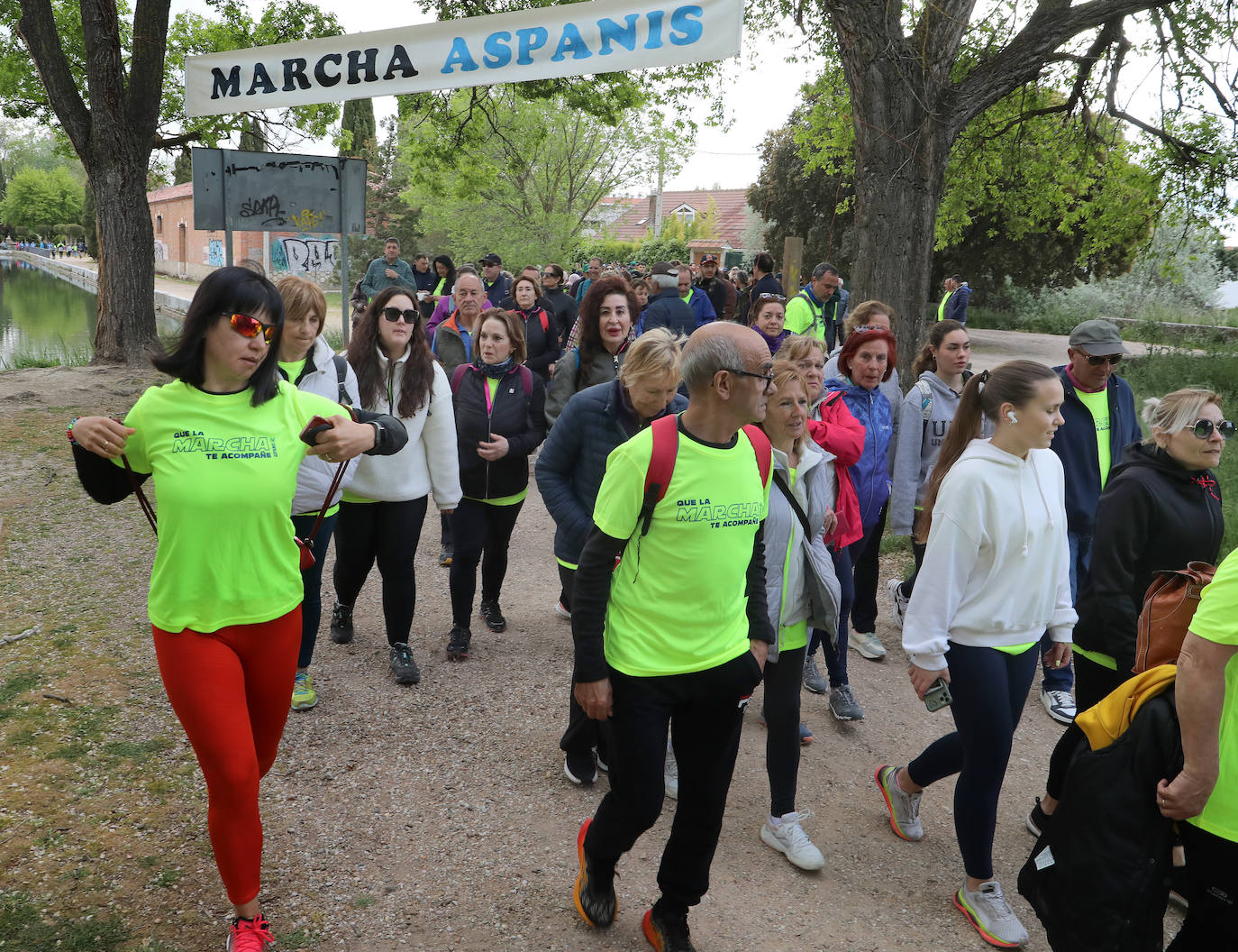 La Marcha Aspanis de Palencia, en imágenes