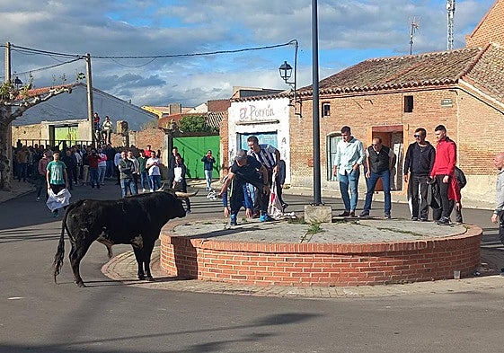 Imagen del festejo taurino de Ataquines.