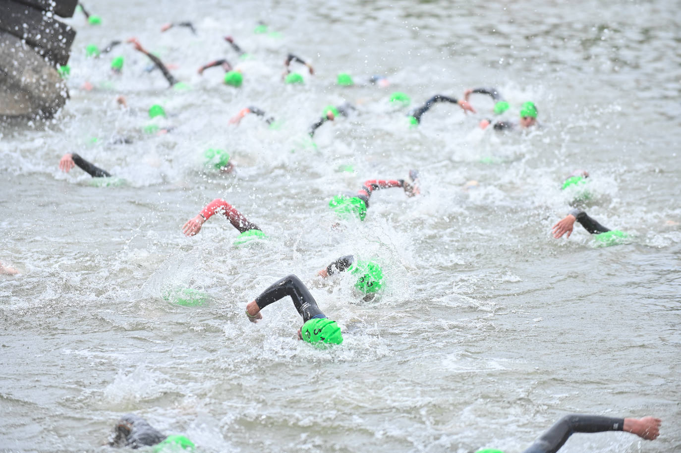 Las imágenes del triatlón de Valladolid
