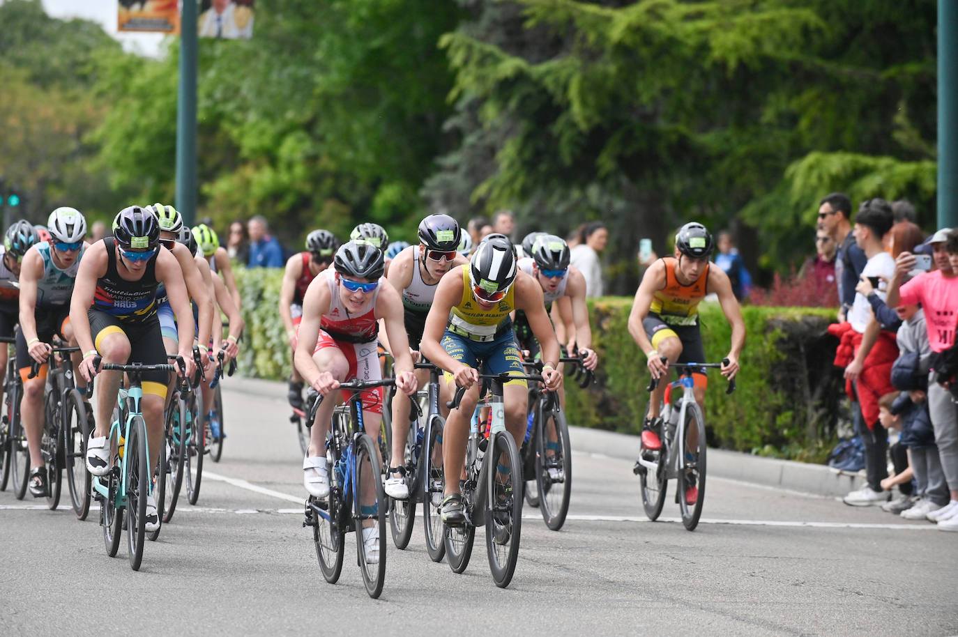 Las imágenes del triatlón de Valladolid